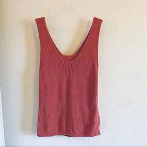 Madewell Pink Knit Tank Top Women's Size XS